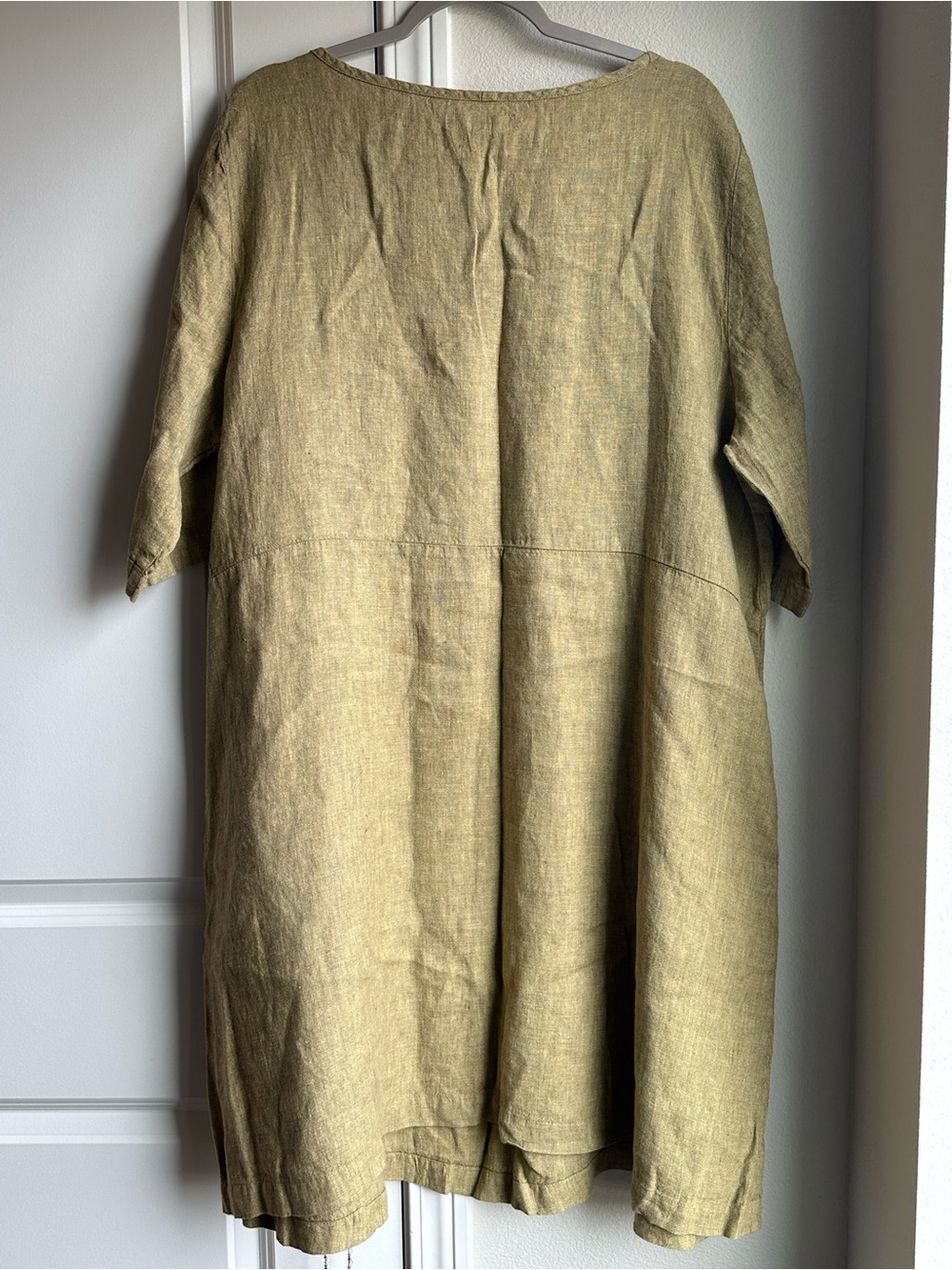 Flax 100% Linen Shift Dress - Picture 2 of 4